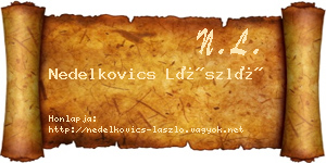 Nedelkovics László névjegykártya